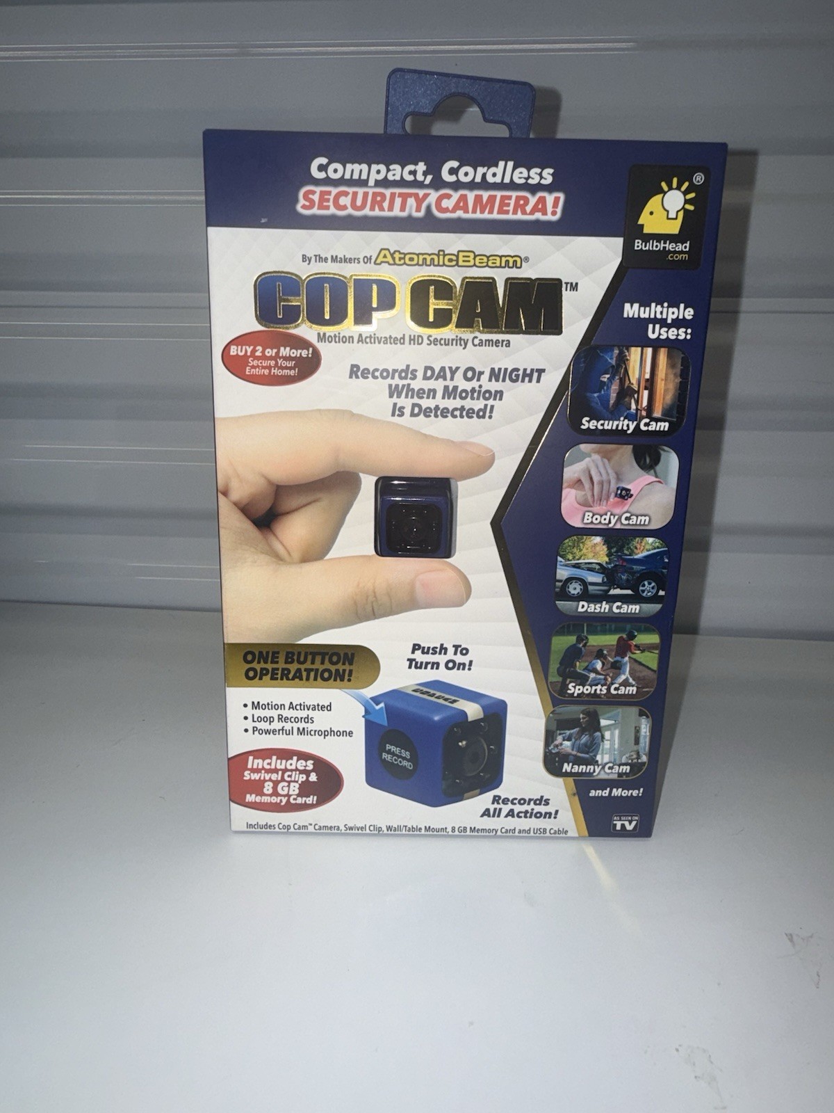 COP CAM HD SECURITY CAMERA Motion Activated Security Camera NEW