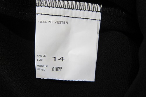 JS Collections Wide Leg Side Slit Semi Sheer Pants Black Size 14 Petite New! - Picture 12 of 15