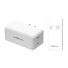Link2Home Wireless Remote Control Outlet Light Switch, 100 ft range, Compact ...