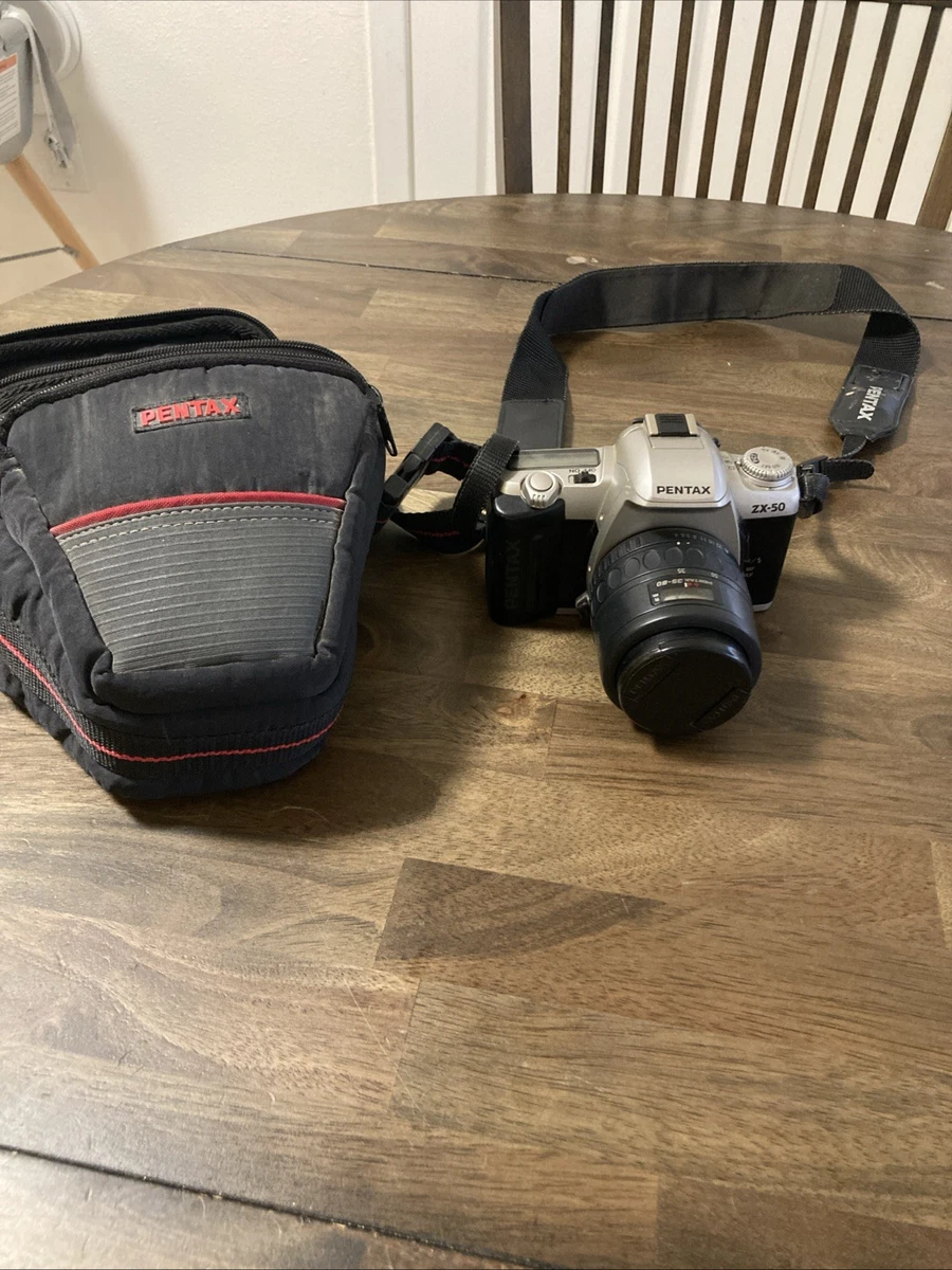 Pentax ZX-50 Film Camera with Lens and Pentax Case | eBay