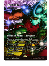Raph's Jitte - Umezawa's Jitte - Foil - Borderless Teenage Mutant Ninja Turtles