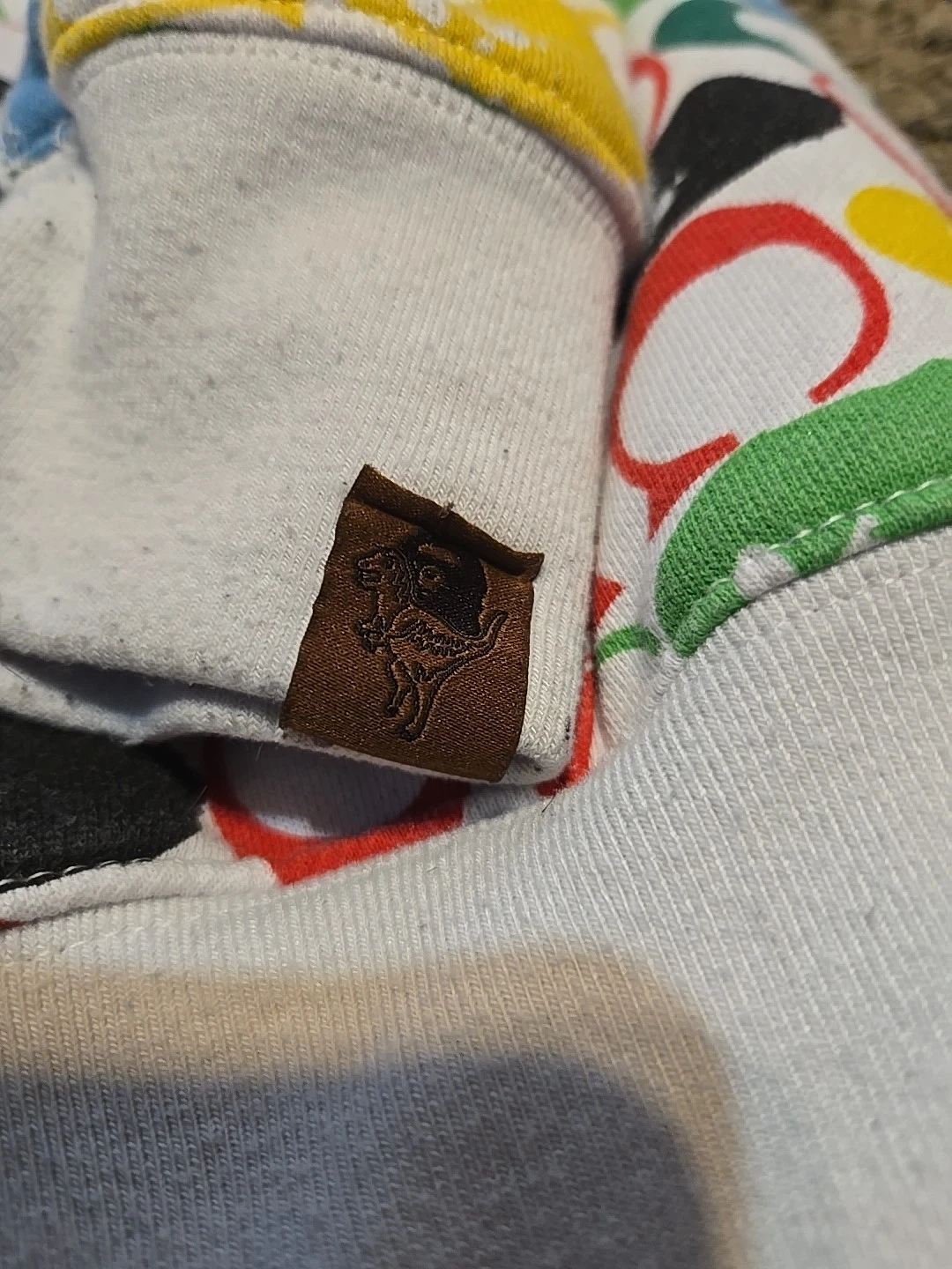 A BATHING APE (BAPE) Felpa con cappuccio Coach x Bape multicolore US XXL rara