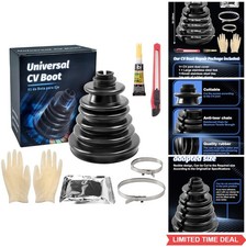 Cv Boot Split Replacement Kit Shaft Size 22mm-28mm 128mm Height 2 Stainless Cv Boot Split Replacement Kit Shaft Size 22mm-28mm 128mm Height 2 Stainless