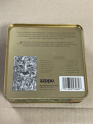1995 ZIPPO LIMITED EDITION SET OF 4 MYSTERIES OF THE FOREST