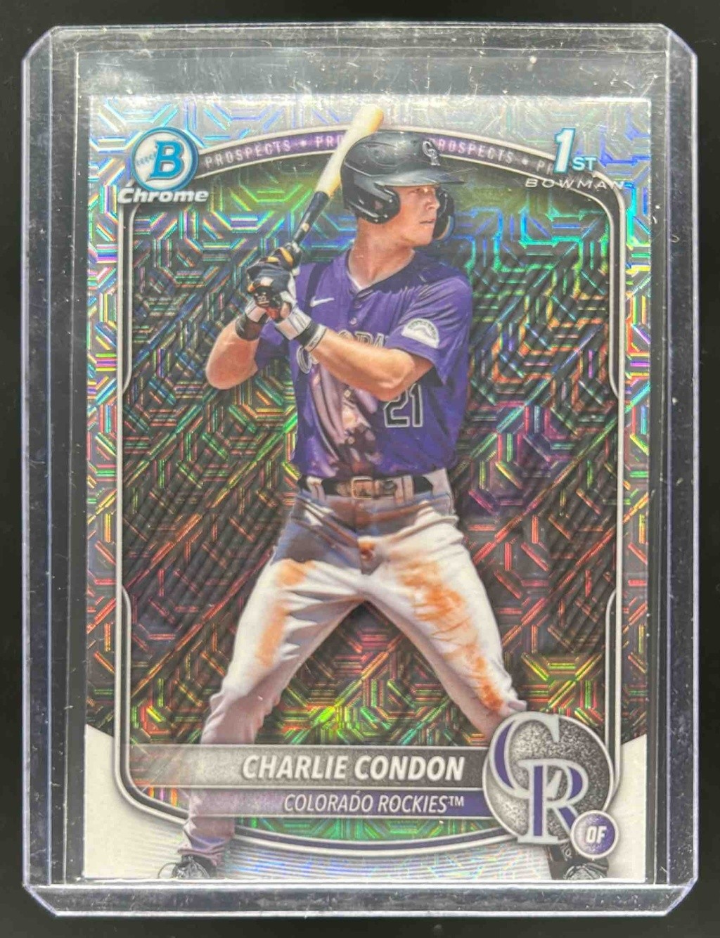 2025 Bowman Charlie Condon Chrome Mega Box Refractor 1st Prospect #BCP-75