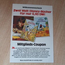 Reklama Reklama Kupon członkowski Walt Disneys