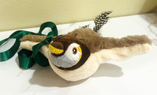 Electronic Interactive Flapping Bird Cat Toy Plush Moving Wings Chirping Kitten