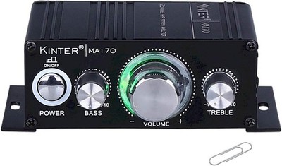 Kinter MA170 12V 2 Channel Mini Digital Audio Power Amplifier for Car or Mp3