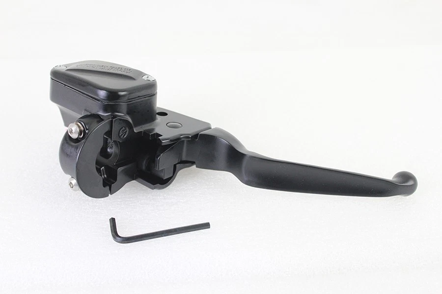 Conjunto de cilindro mestre guidão preto serve para Harley Davidson - Imagem 3 de 4