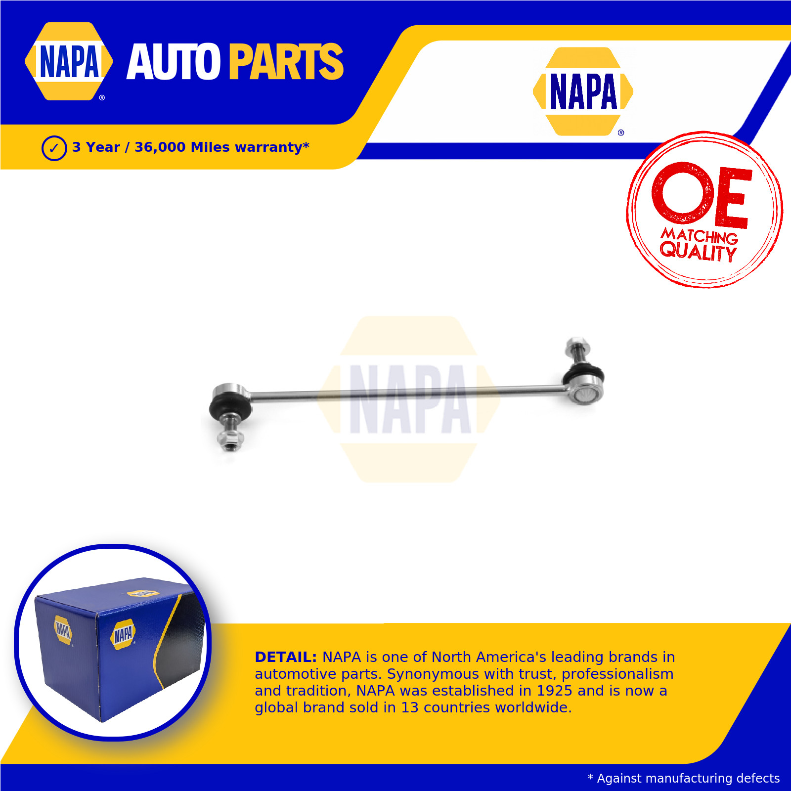 Stabiliser Bar Link/Coupling Rod Front Left Right Fits Mazda 6 CX-5 NAPA NST4394 - Image 3