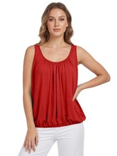 Women Stretchable Vest Tops Ladies Summer Loose Fit Camisole Sleeveless Tank Top