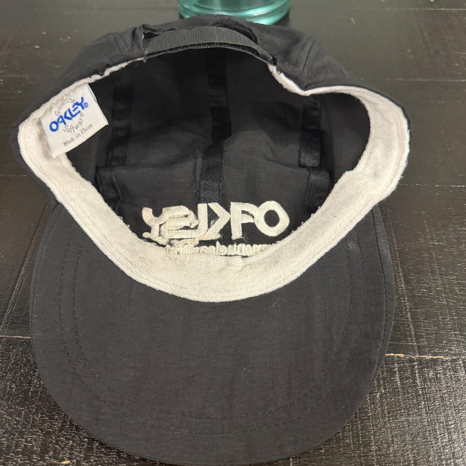 Oakley Software Hat Cap Strap Back Black Thermonu… - image 5