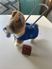 American Girl Doll Tan/White Corgi with Service Dog Blue Vest BKB79 Toy & Treats — photo 2