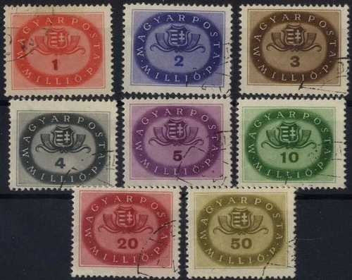 HUNGARY 1946  INFLATION STAMPS , MILLIÓS 10  PENGŐ,  @ used