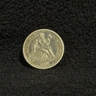 1861 United States Seated Liberty Dime Silver 10C Coin