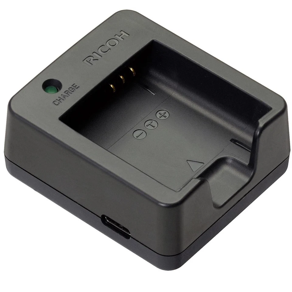 Cargador de batería Ricoh BJ-11 para batería de iones de litio DB-110 - con paquete de 2 Ricoh D Foto 2 de 3