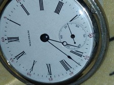 American Waltham Pocket Watch c.1880-1920 Silveroid Case Read Description