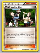 Pokemon Fan Club 94/106 Uncommon Flashfire Pokemon Near Mint