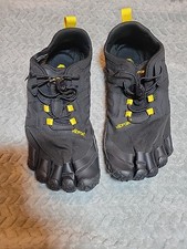 Vibram FiveFingers V-Trail 2.0 Men Size 9-9.5 19M7601 Black-Yellow Vibram