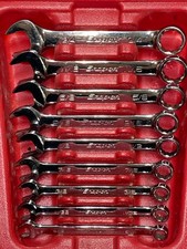 Snap-on 9pc 12 Point Combination Wrench Set 516 To 34 Ud3046553