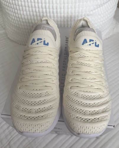 NEW APL Athletic Propulsion Labs APL TechLoom Wave Run Shoes Ivory Wmns Sz 7 - Picture 2 of 9