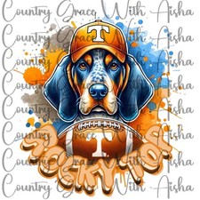 Sublimation Print Vols Football Rocky Top Ready To Press Paper Ink Heat Transfer