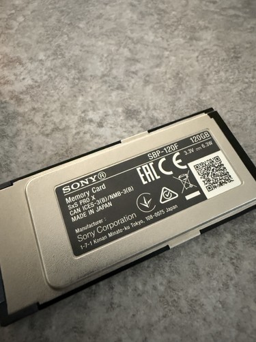 Sony SBP-120F 120gb SxS Card - Picture 2 of 4