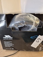 Trespass Skyhigh Snowsport Ski Helmet M 54-58cm Black Brand New with Tags Unisex