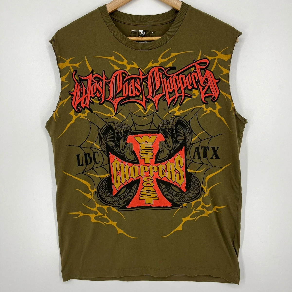 West Coast Choppers Sleeveless T-Shirts for Men for sale | eBay
