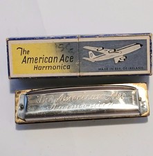 The American Ace Harmonica , Ireland-Made, Original Box