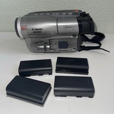Canon G2000 Video Camera Camcorder 8MM Analogue Video-8 Untested  4 batteries