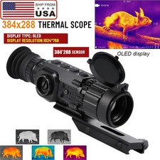 GTGUARD Thermal Rifle Scope 384x288 50Hz 35mm 1024x768 Display For Hunting
