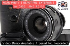 NEAR MINT Pentax Super Takumar 35mm f/3.5 MF Wide Lens M42 Case Japan