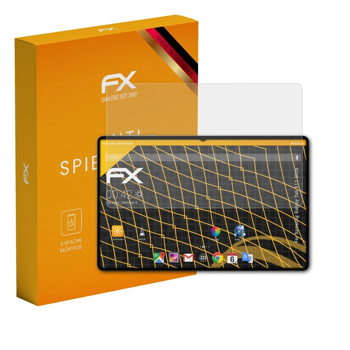 AtFoliX 2x Screen Protector for Samsung Galaxy Tab S11 Ultra Matte & Shockproof