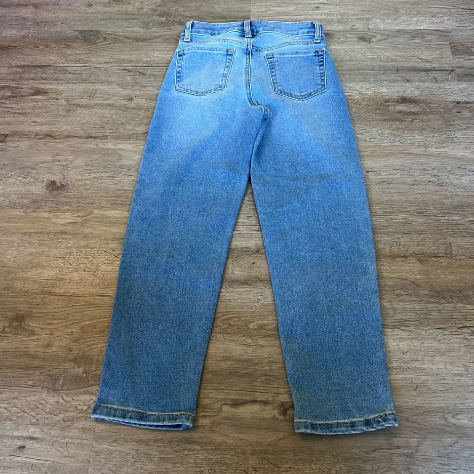 Jumping Beans Denim Bermuda Shorts Jean Distressed Adjustable Waist Youth Girls - Image 3 of 3