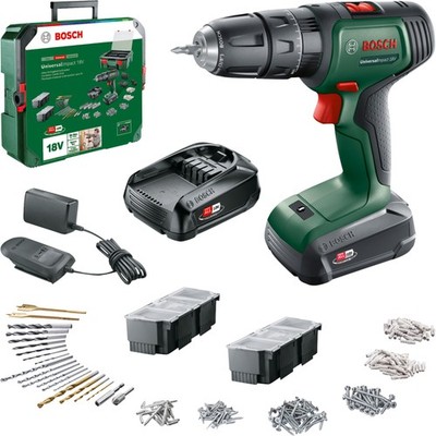 Bosch Heimwerken & Garten Akku-Schlagbohrschrauber UniversalImpact 18V, Set