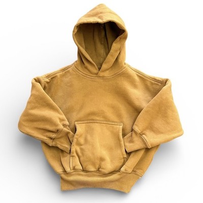 YZY Gap Sweatshirt Boys Rust Brown Pullover Hooded Casual Lounge XS 4-5YR