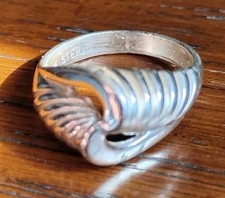 .925 Sterling Silver Knot Ring Size 6 1/2 3.71 Grams