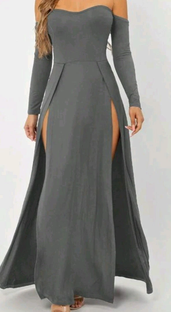 long fitted turtleneck dress Éterne Long Sleeve Turtleneck Mini Dress | Black | Size S main image 0