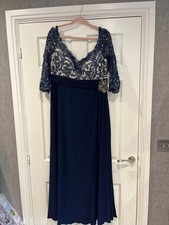 Donna navy evening dress