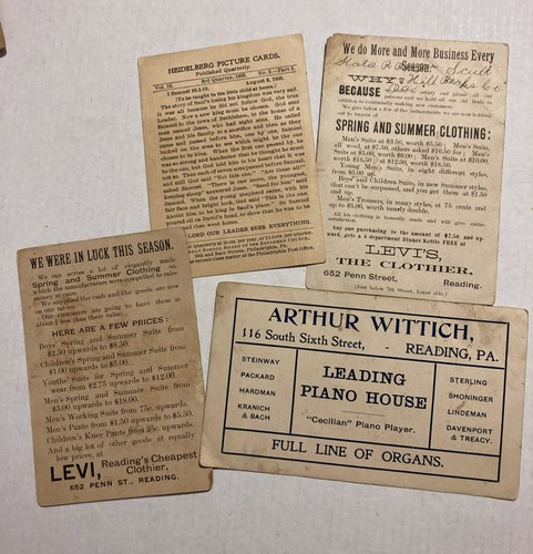 LARGE LOT 38 Victorian Trade Cards Crafting Scrap Antique Advertising Ephemera - Picture 13 of 15