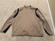 Nike Golf Therma Fit 1/4 Quarter Zip Beige Pullover Fleece Lined Men  s Size XL