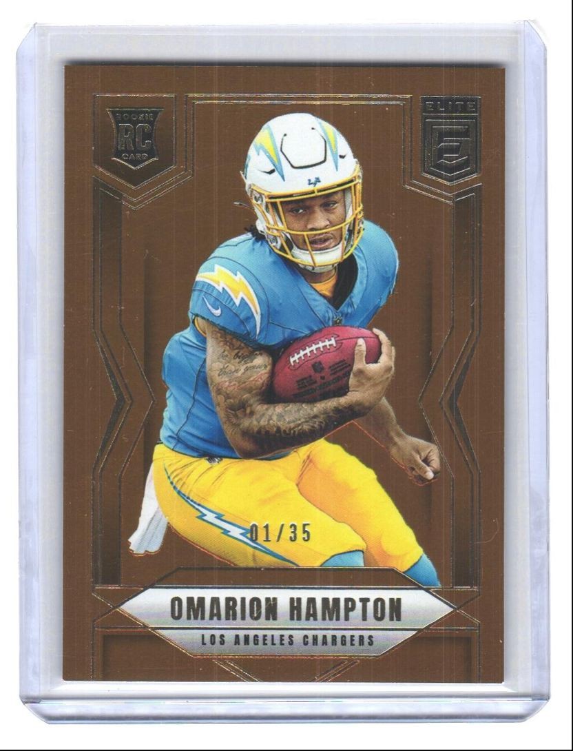 2025 Donruss Elite Bronze Omarion Hampton RC 1/35 #132