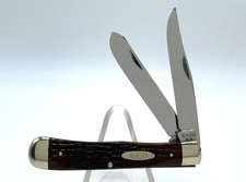 1940-1964 CASE XX 6254 Reddish Brown Jigged Bone Trapper