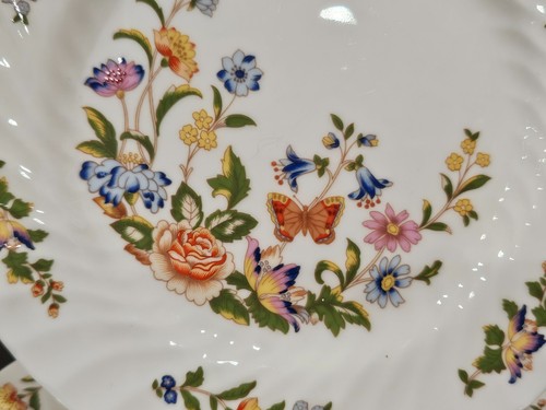 Set of EIGHT Aynsley Cottage Garden 6 1/4" Bread & Butter Plates EXC. - Picture 4 of 7