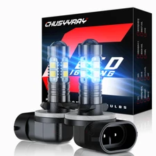 881 886 889 894 896 898 LED Fog Lights Bulbs Kit Upgrade 200W 12000LM blue 2x