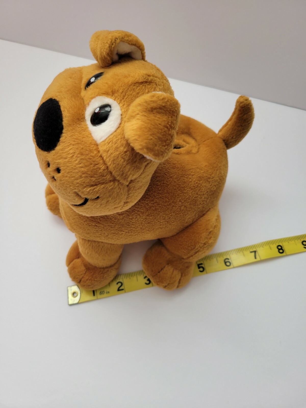 Bulldog Plush Piggy Bank 8" Kids Savings Jar Money Coin Counting Stuffed Toy