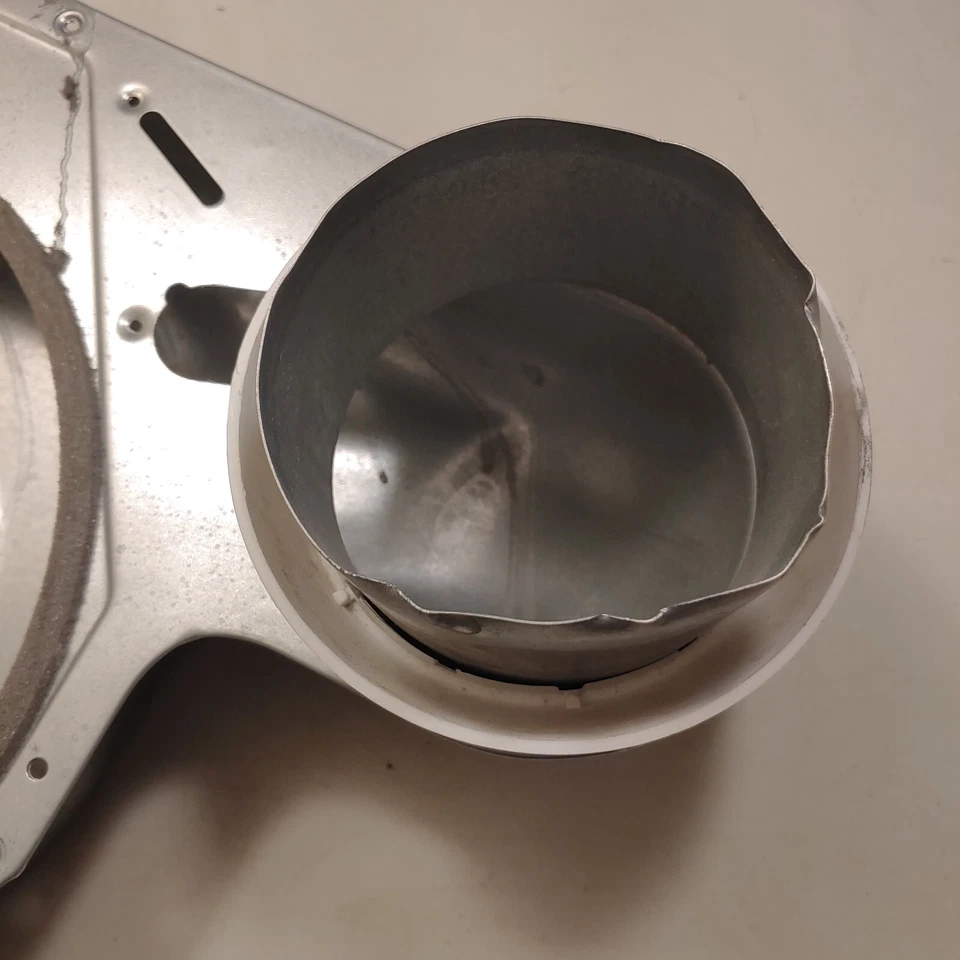 Secadora Maytag Whirlpool: carcaça do ventilador: prata (8576777) 8557384 / WP8577230 - Imagem 3 de 4