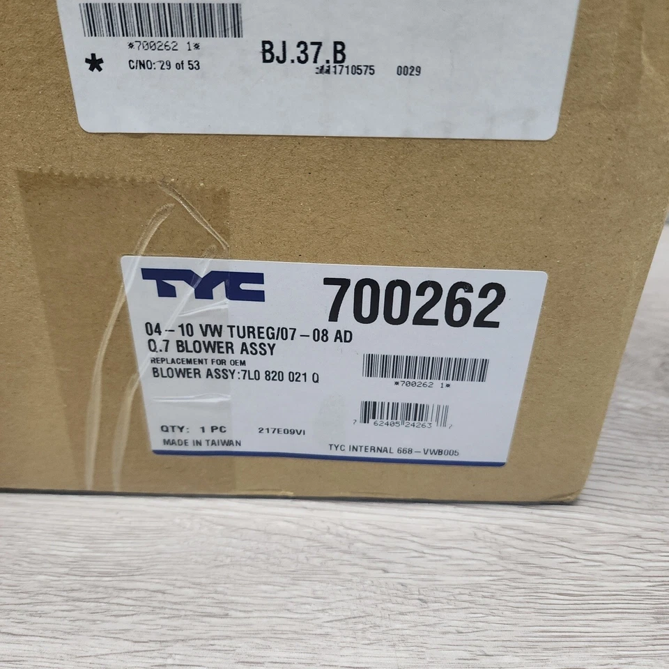 Conjunto de ventilador calefactor aire acondicionado motor soplador para 04-10 Volkswagen Toureg/07-15 Audi Q7 Foto 2 de 3