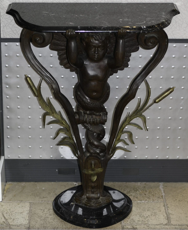 Art Deco/ Art Nouveau Reproduction Bronze Table - Image 2 of 4